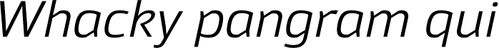 Moveo Sans SemiExt Italic