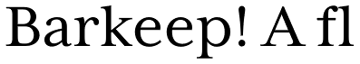 Mrs Eaves XL Serif