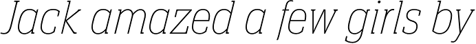 Neue Aachen Std UltraLight Italic
