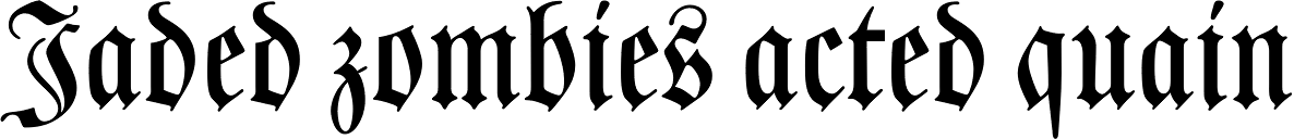 Neue Luthersche Fraktur Medium Titel