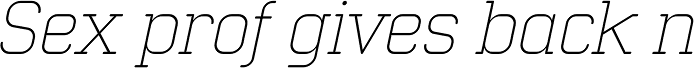 Neutraliser Serif Thin Italic