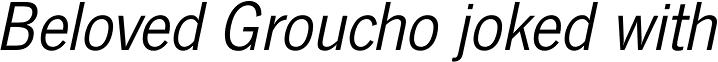 News Gothic Italic