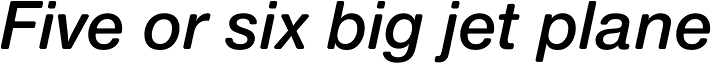 Nimbus Sans Round Semi Bold Italic