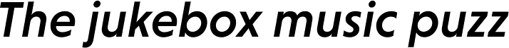 Niveau Grotesk Medium Italic