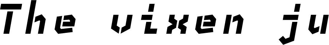 NK Fracht Square Black Italic