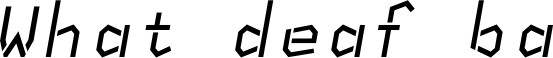 NK Fracht Square Italic