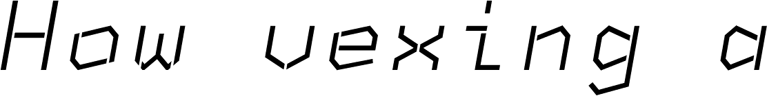 NK Fracht Square Light Italic