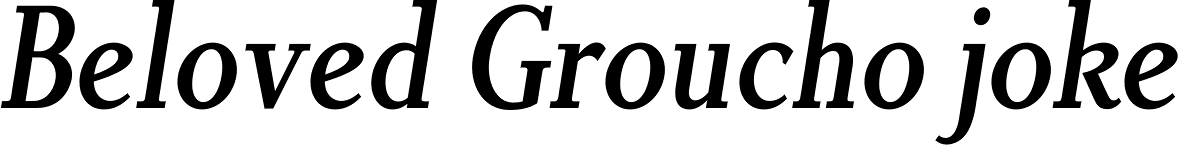 Non Solus Medium Italic