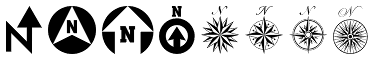 North Arrow Assortment