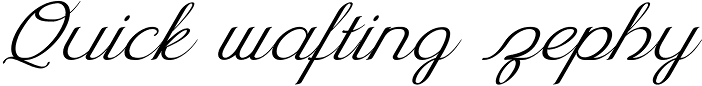OkayCursive Italic