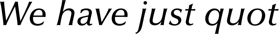 Optima Pro Medium Italic