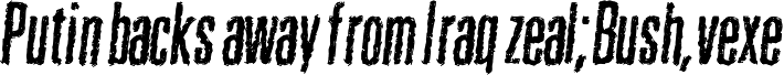 Pewter Corroded Italic