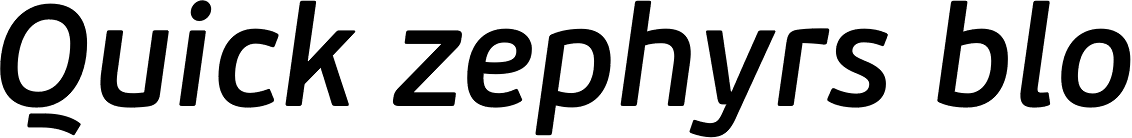 PF Beau Sans Pro SemiBold Italic