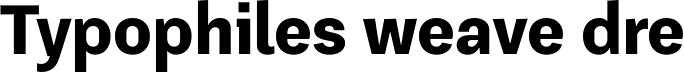 Platz Grotesk Regular Black