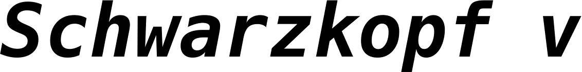 Prima Sans Mono Bold Oblique