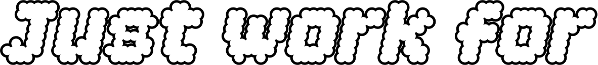 Procyon Bloated Italic Outline