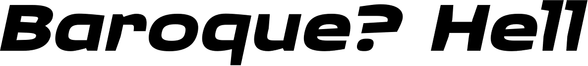 Quagmire Extended Bold Italic