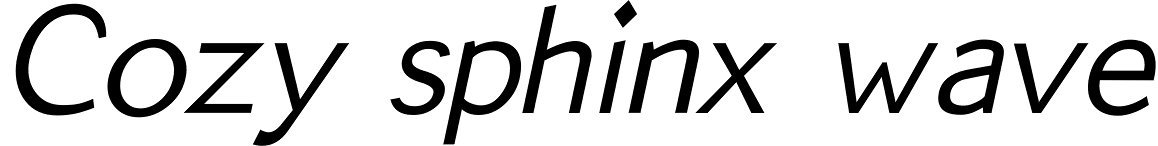 QuickType Sans Italic