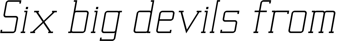 Railway Point Normal Italic