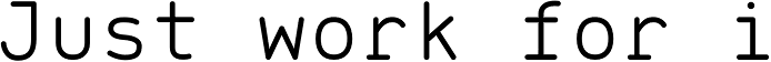 Range Mono