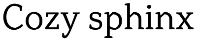 Range Serif™