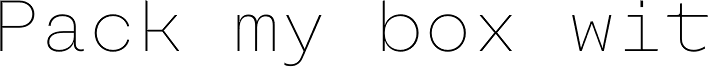 Rational TW Text Thin