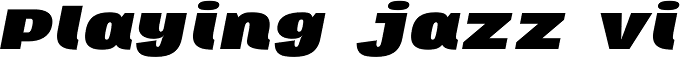 Republica 4F Extra Wide Black Italic