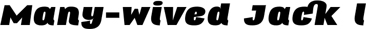 Republica 4F Wide Black Italic