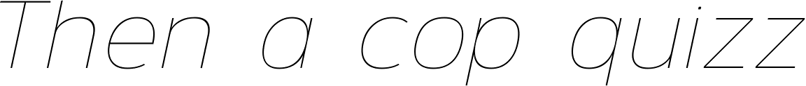 Rigo Ultra Light Italic