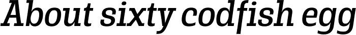 Rude Slab SemiCondensed Book Italic