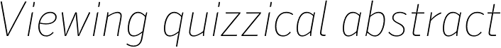 Secca Hairline 25 Italic