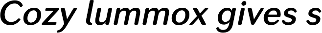 Seconda Soft Demi Italic