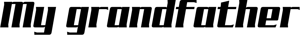SF Tekamah Black Italic