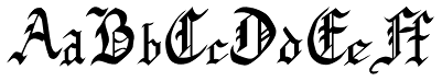Simeon's Handwritten Blackletter