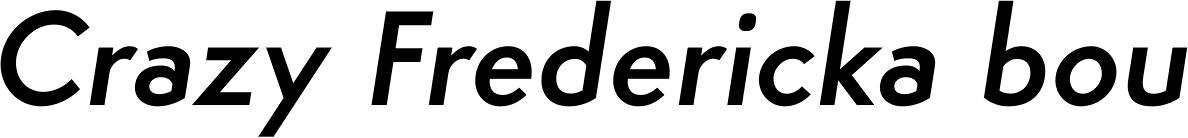 Simplo Demi Italic