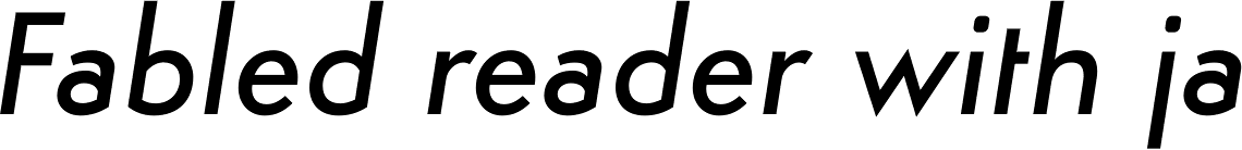 Simplo Medium Italic