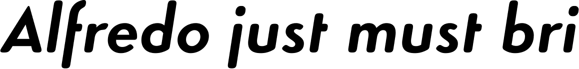 Simplo Soft Bold Italic