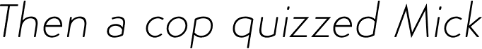 Simplo Soft Thin Italic