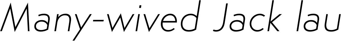 Simplo Thin Italic