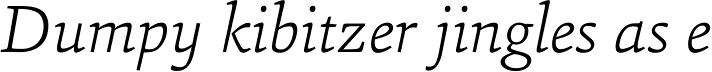 Sina ExtraLight Italic
