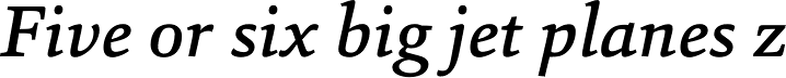 Sina Medium Italic