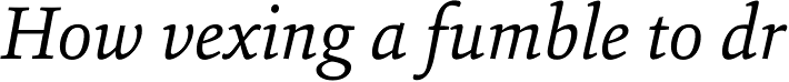 Sina Nova Italic