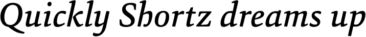Sina Nova Medium Italic