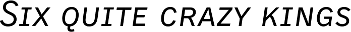 Skopex Gothic Italic Caps