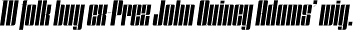 Speedometer 500 Italic
