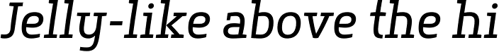 Springsteel Serif Medium Italic
