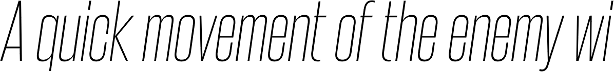 Steelfish ExtraLight Italic