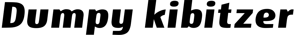 Storm Sans Bold Italic