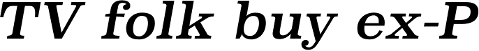 Superclarendon Italic