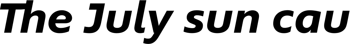 Supra DemiBold Italic